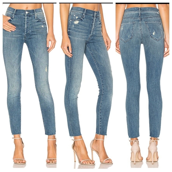 Mother The Stunner Ankle Fray in Graffiti Girl - Picture 2 of 16